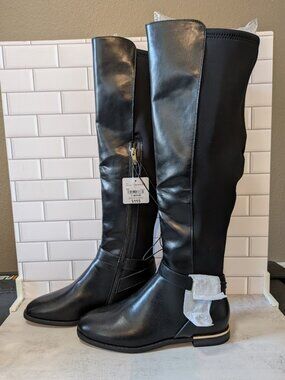 NWT Liz Claiborne "Jepson" - Over-The-Knee Riding Boots - Size 11M - Black